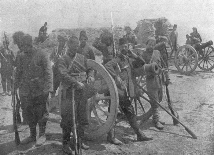 Թնդանոթներ, որոնց վերցրել են վանեցիները թուրքերից մինչև ռուս զորքի գալը
